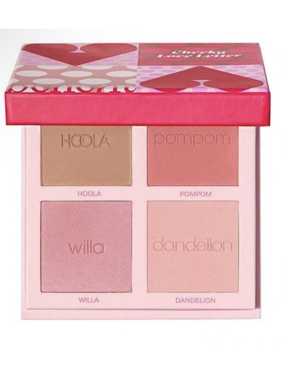 BENEFIT COSMETICS LIMITED EDITION CHEEKY LOVE LETTER FACE PALETTE